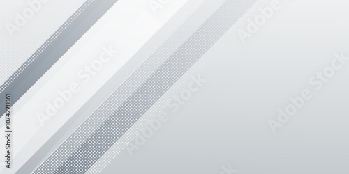 Abstract lines pattern technology on gray gradients background. Modern gray abstract vector long banner background. Vector illustration abstract graphic design banner pattern background template.