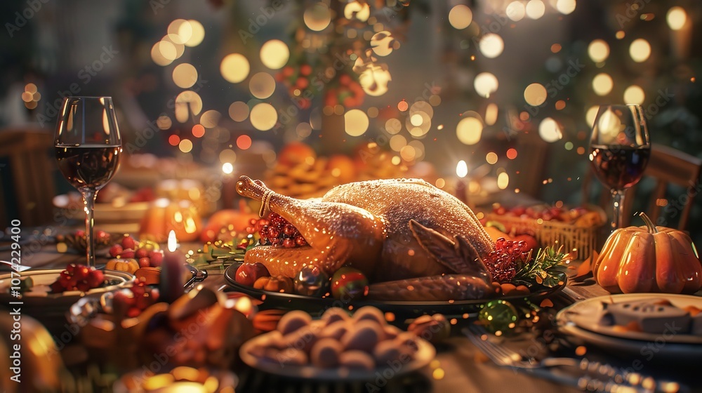 Thanksgiving Celebration 8K Realistic Lighting Highly Detailed Thanksgiving Celebration 8K Realistic Lighting Highly Detailed