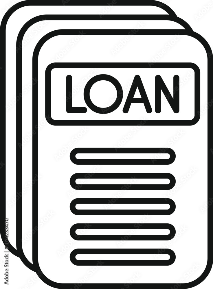 Loan documents outline the terms of a borrowing agreement between lender and borrower Loan documents outline the terms of a borrowing agreement between lender and borrower