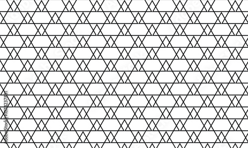 abstract geometric outline triangle seamless pattern design.