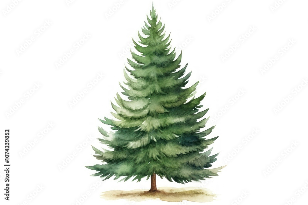 Fototapeta premium Christmas tree plant pine.