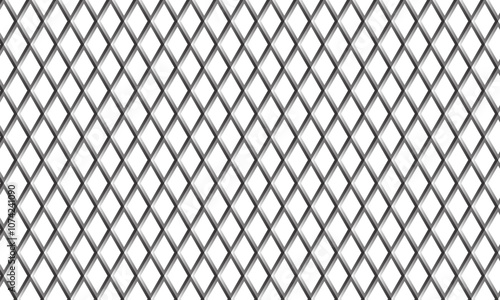 abstract geometric gradient rhombus style fence pattern design.