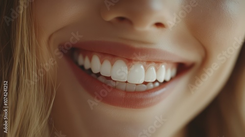 Ideal smile. Premium dental advertising