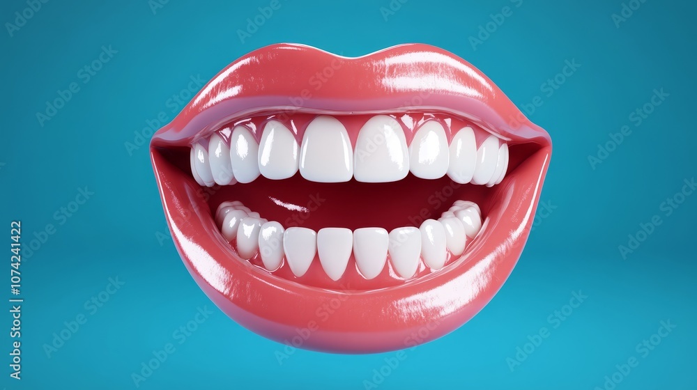Ideal smile. Premium dental advertising Ideal smile. Premium dental advertising
