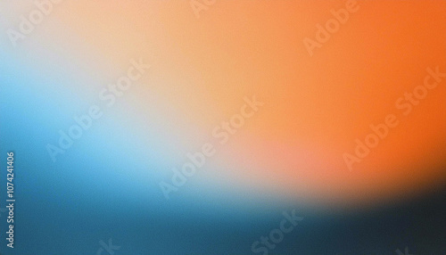 Abstract Blue and Orange Gradient Background