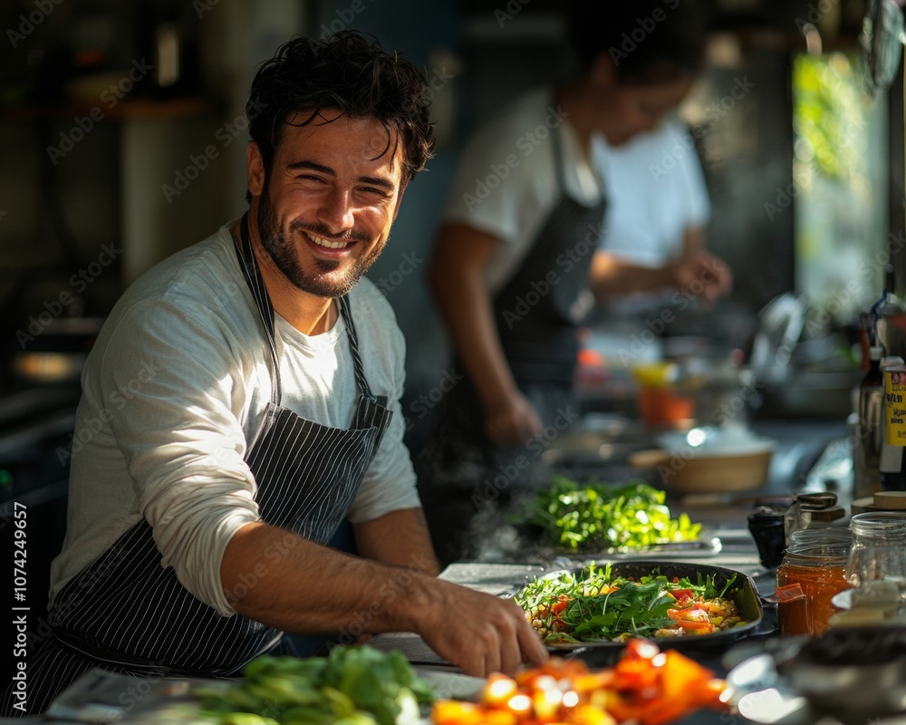 Inclusive Cooking Joyful Culinary Experience in a Bright Kitchen Inclusive Cooking Joyful Culinary Experience in a Bright Kitchen