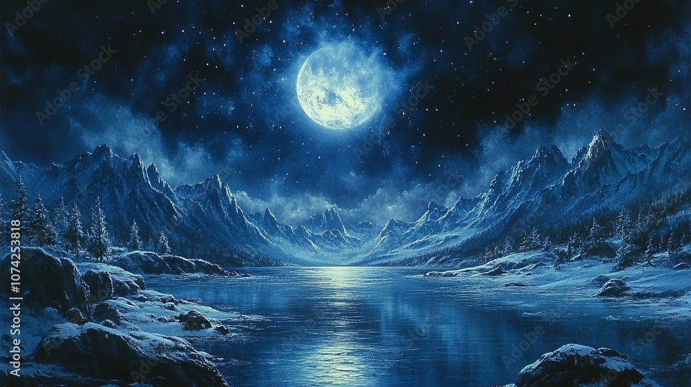 mesmerizing night scene in Norway under a clear, star-studded sky with the Milky Way stretching across the horizon. Snow-covered mountains and serene water add depth to the tranquil, breathtaking land mesmerizing night scene in Norway under a clear, star-studded sky with the Milky Way stretching across the horizon. Snow-covered mountains and serene water add depth to the tranquil, breathtaking land