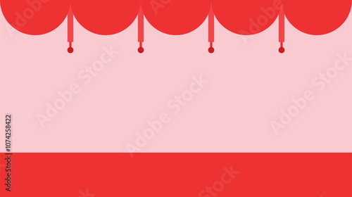 Background curtain red theater unique design
