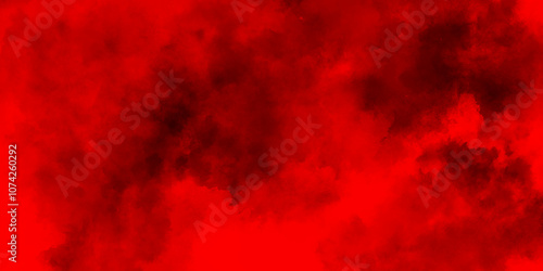 abstract cloud and vapor texture background. Black and red smoke aquarelle smudge illustration smooth grungy smokey light red colors ink glow. red color powder explosion