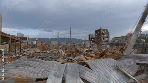 能登半島地震 焦土と化した輪島の朝市通り