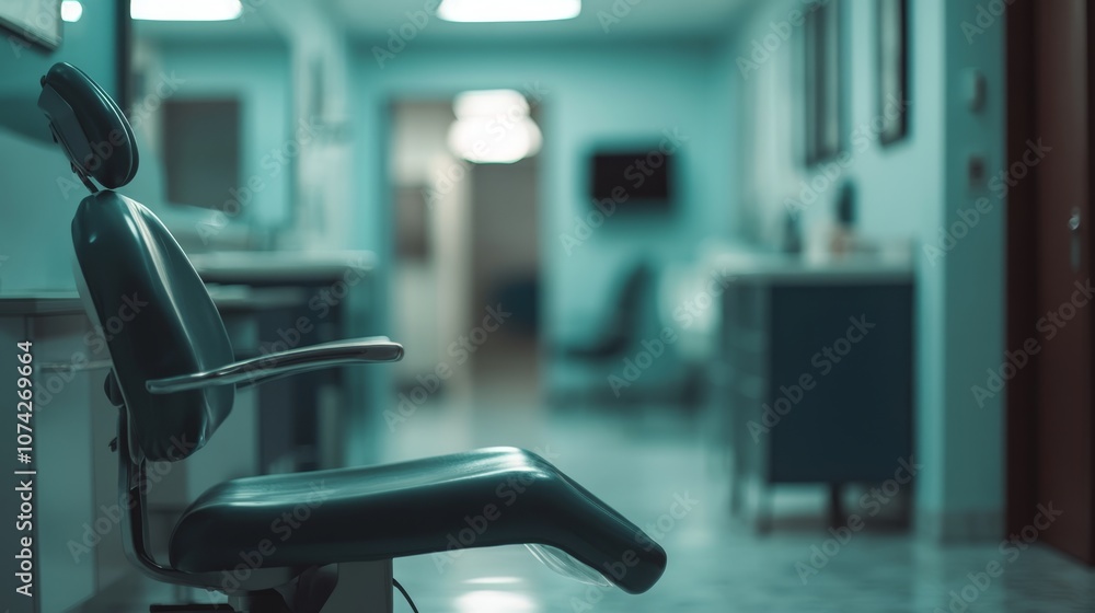 Medical dentist chair. Dental advertising Medical dentist chair. Dental advertising