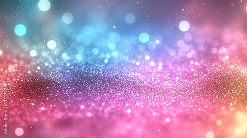 soft pastel rainbow glitter background with a central white glow, symbolizing serenity, hope, and transformation. The sparkles evoke a sense of magic, creativity, and calm energy