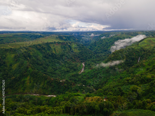 Bolaven Plateau, Laos: Vast Aerial Perspective