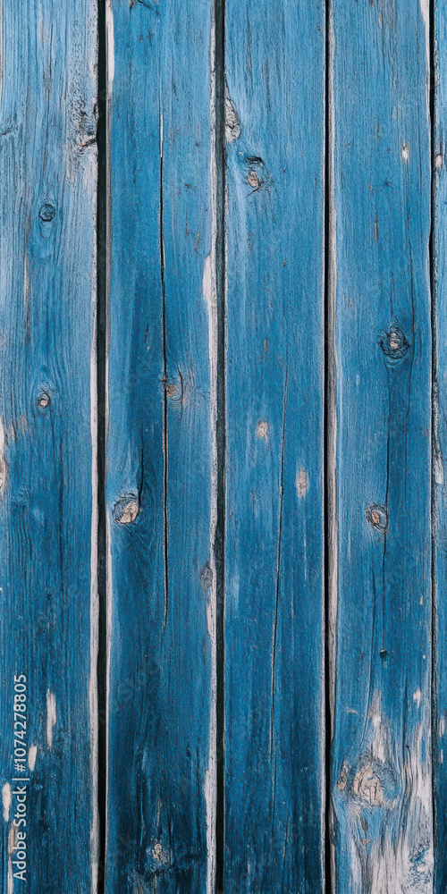 Rustic Blue Wooden Texture with Weathered Planks Rustic Blue Wooden Texture with Weathered Planks