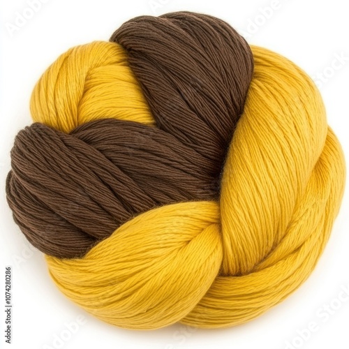 Cozy Autumn-Inspired Yarn in Earthy Colors Perfect for Knitting Scarves and Warm Accessories in Seasonal Crafts and Textiles