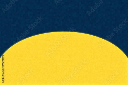 Copy space and checkered background inspired by Asian culture and the Mid-Autumn Moon

