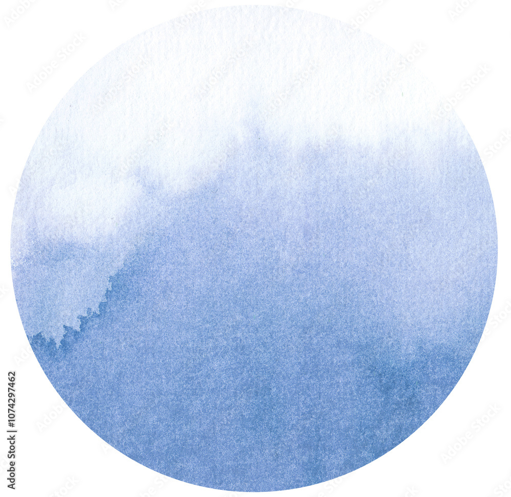 Blue Watercolor hand painted circles texture. Watercolour circle elements for design. Blue Watercolor hand painted circles texture. Watercolour circle elements for design.