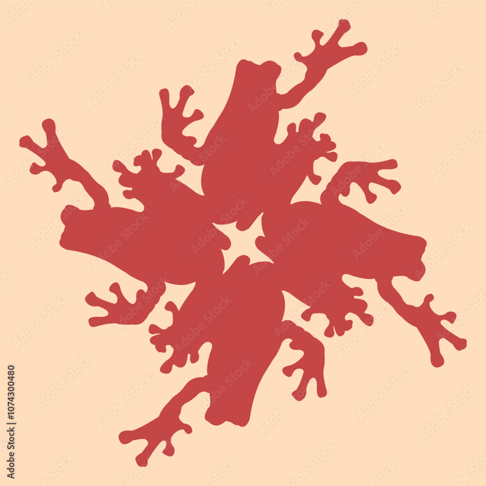 pink frog patterned ceramic or tile designs pink frog patterned ceramic or tile designs