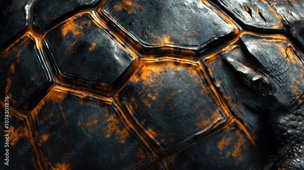 Close-up of a Tortoise Shell