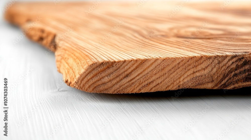 Closeup of Wooden Edge with Natural Grain Texture Closeup of Wooden Edge with Natural Grain Texture