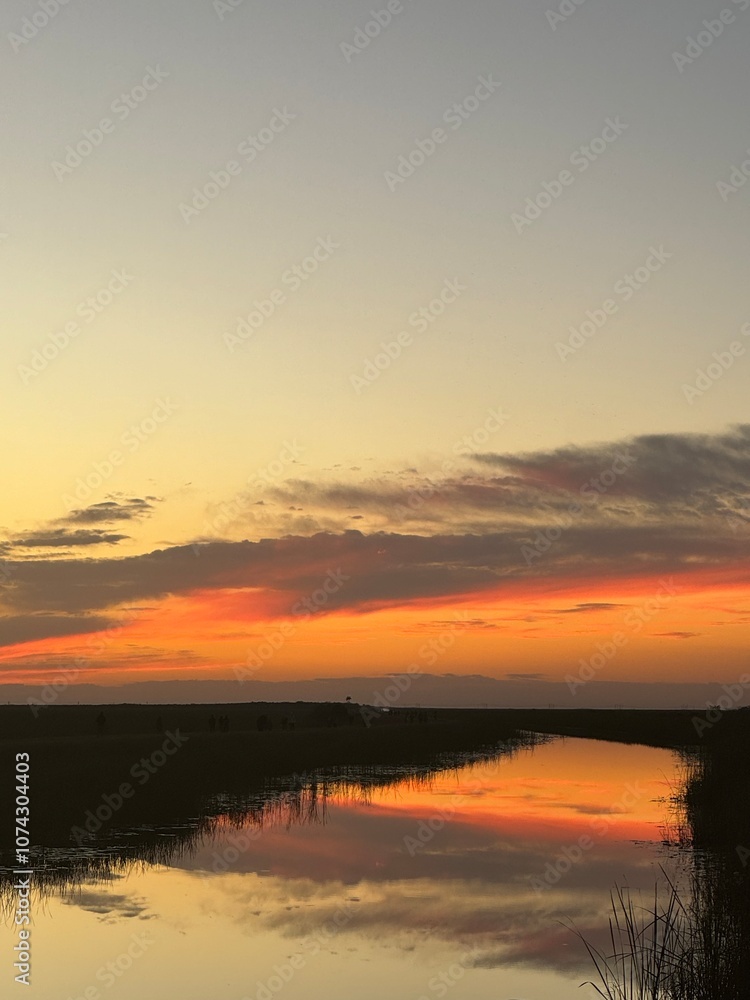 Fototapeta premium landscape, Sonnenuntergang