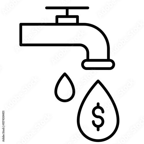 Liquidity money Icon