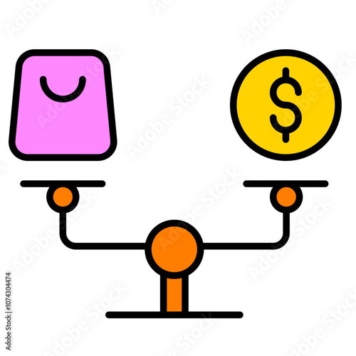 Liquidity money Icon