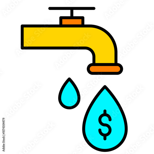 Liquidity money Icon