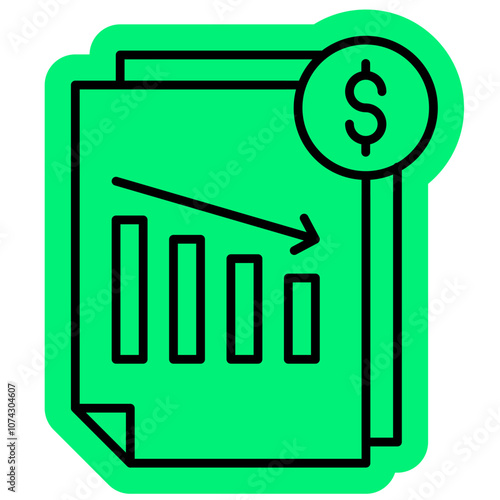 Liquidity money Icon