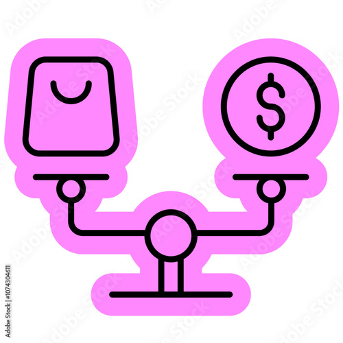 Liquidity money Icon
