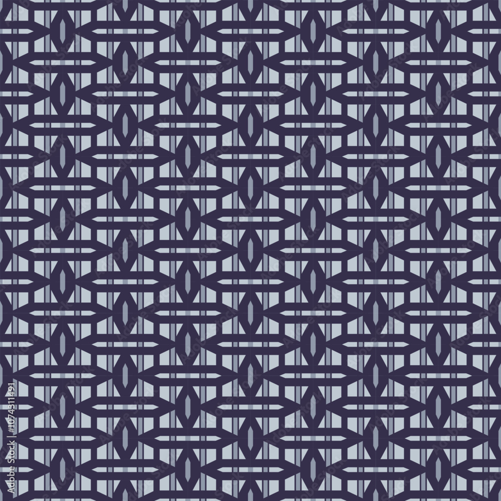 Japanese Cross Diamond Vector Seamless Pattern Japanese Cross Diamond Vector Seamless Pattern