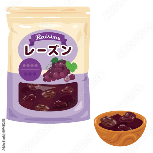 袋入りのレーズンセット