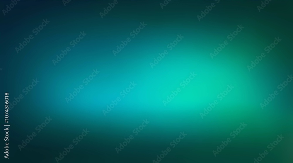 Obraz premium An abstract image featuring a smooth blue and green gradient, creating a calming and modern visual effect.