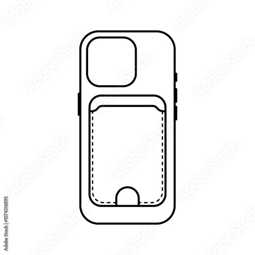 Case Card Holder Smartphone Icon For Logo And More