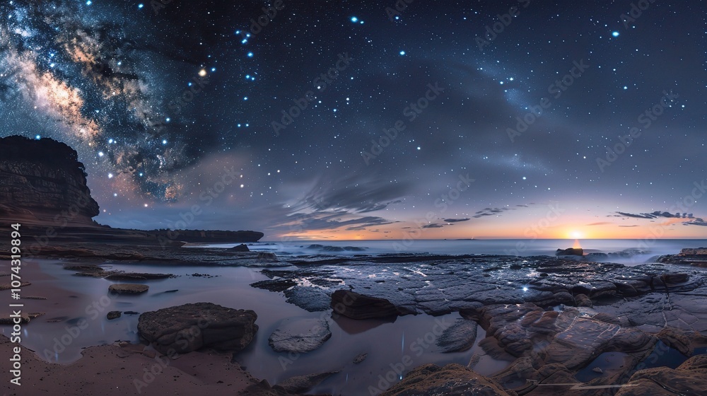 The Enchanting Starry Sky: A Vast Canopy of Twinkling Stars, Mysterious Galaxies, and the Infinite Universe The Enchanting Starry Sky: A Vast Canopy of Twinkling Stars, Mysterious Galaxies, and the Infinite Universe
