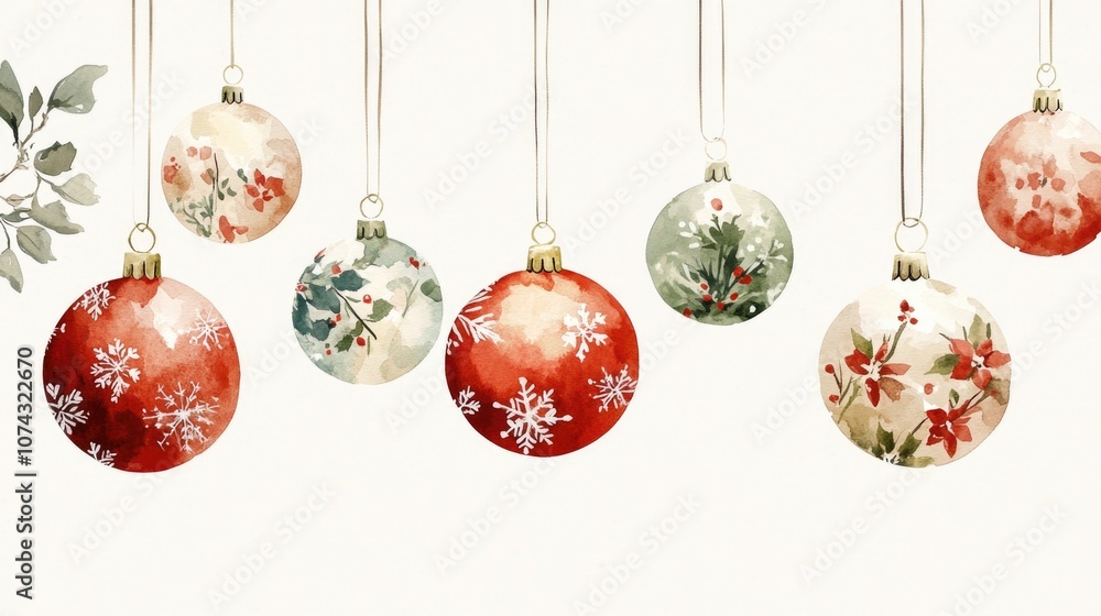 Christmas Ornaments Garland Christmas Ornaments Garland
