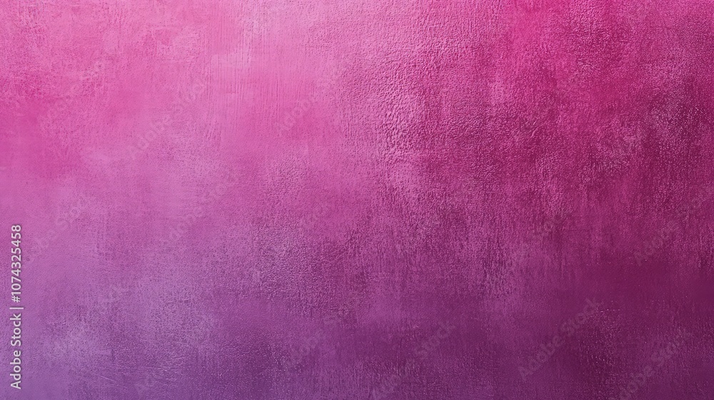 Fototapeta premium Elegant grainy texture on a gradient that starts with magenta pink and fades into dusky purple, capturing a surreal and luxurious feel,