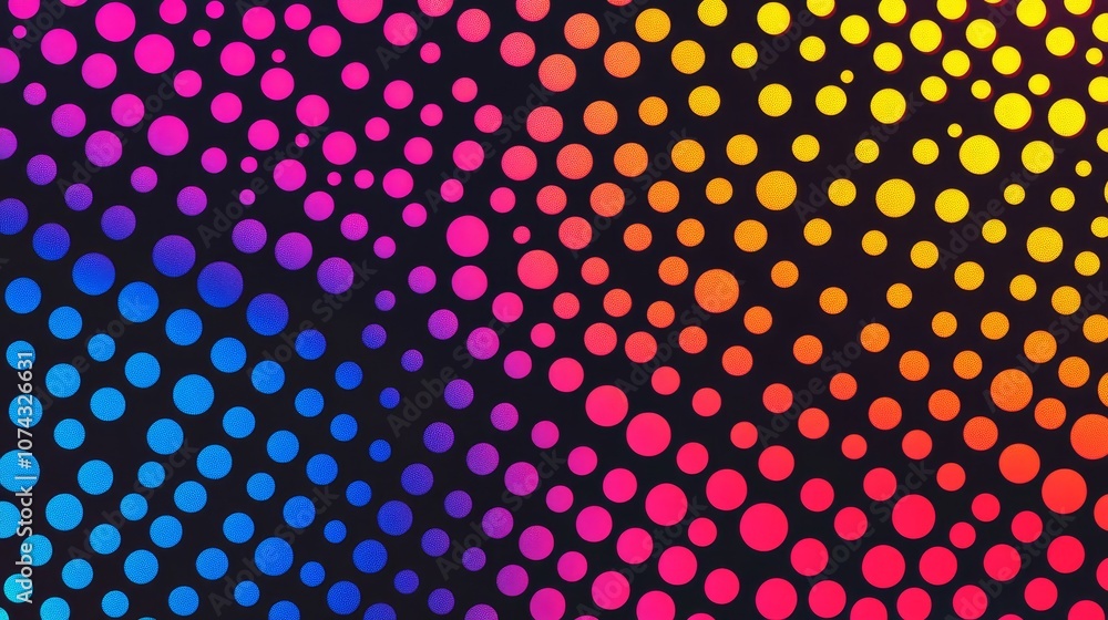 Neon dots. Abstract background Neon dots. Abstract background