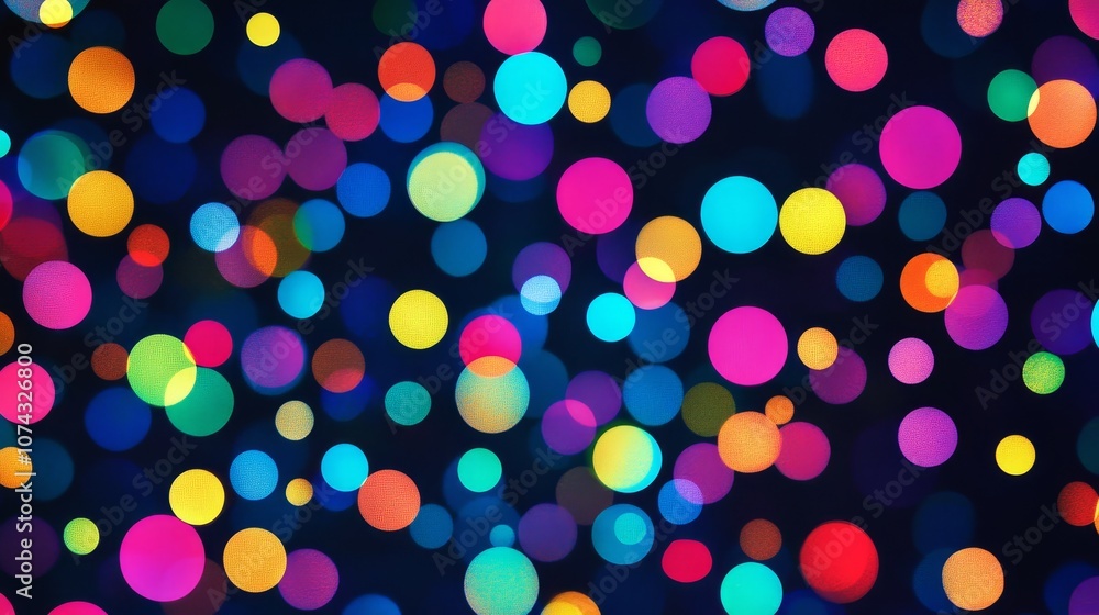Neon dots. Abstract background Neon dots. Abstract background