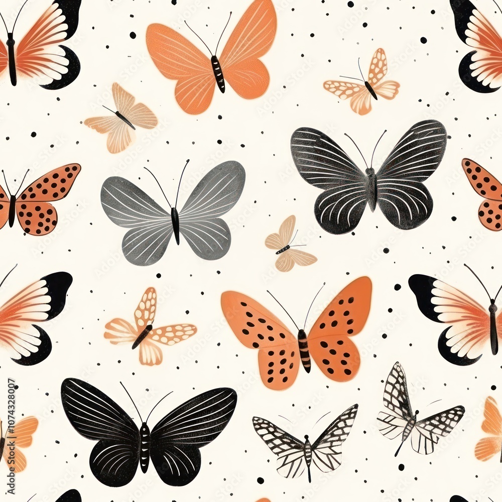 Butterfly pattern insect backgrounds. Butterfly pattern insect backgrounds.