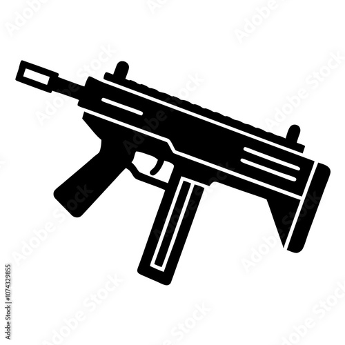 illustration of a gun