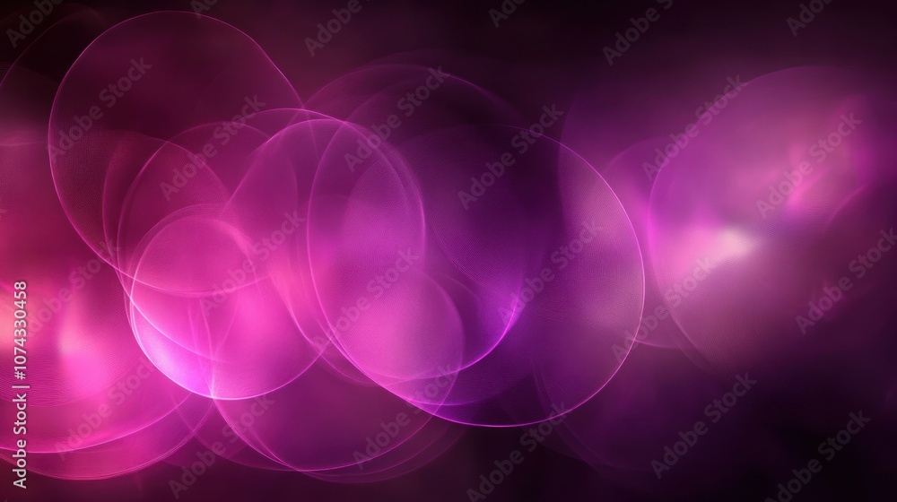 Digital background with overlapping holographic circles and abstract lines on a dark purple gradient, conveying a sense of digital depth Digital background with overlapping holographic circles and abstract lines on a dark purple gradient, conveying a sense of digital depth