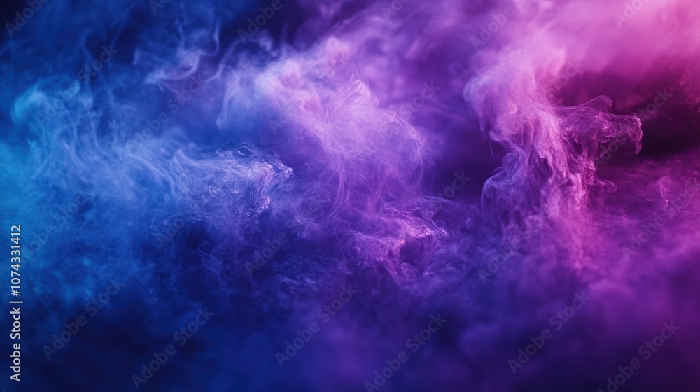 Gradient background transitioning from purple to blue, creating a cool and mysterious aesthetic Gradient background transitioning from purple to blue, creating a cool and mysterious aesthetic