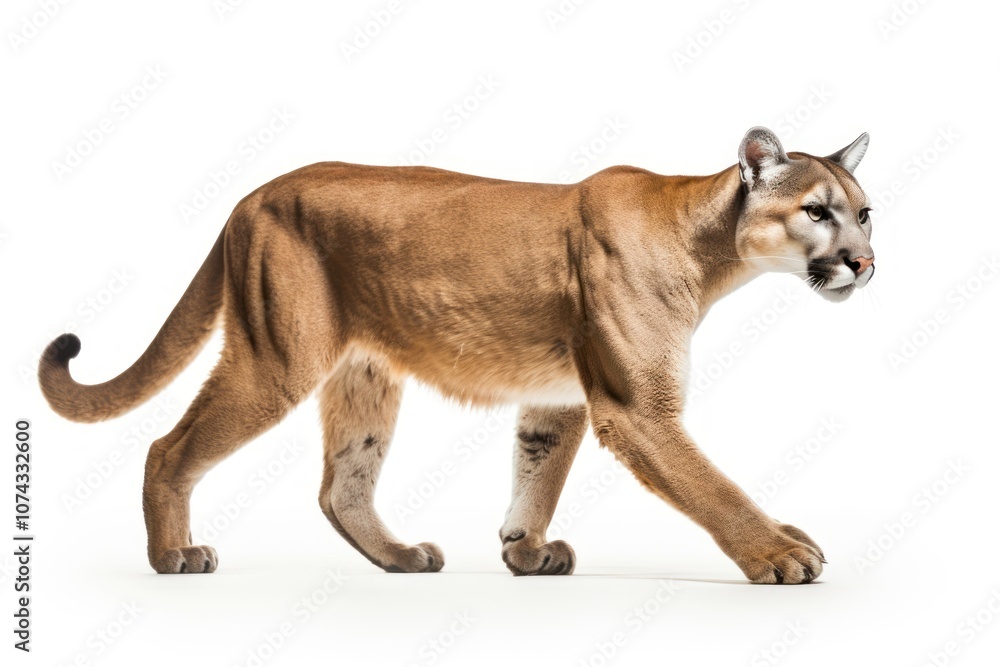 Fototapeta premium Mountain lion wildlife animal mammal.