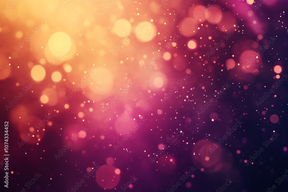 Abstract Dreamy Background with Glowing Lights and Bokeh Effect Abstract Dreamy Background with Glowing Lights and Bokeh Effect