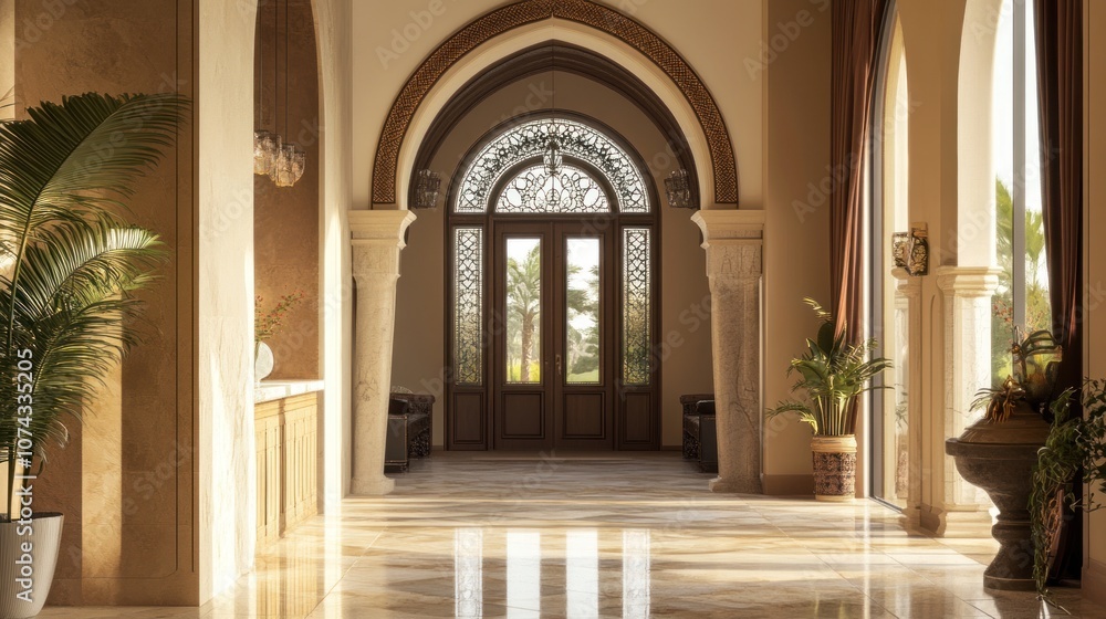 Luxurious Interior Design of a Grand Hall Luxurious Interior Design of a Grand Hall
