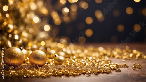 golden christmas background