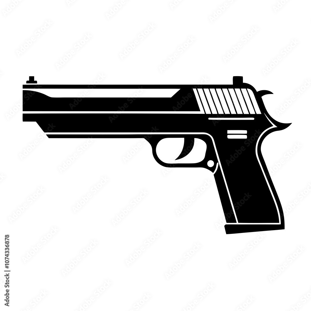 desert eagle gun isolated on white background desert eagle gun isolated on white background