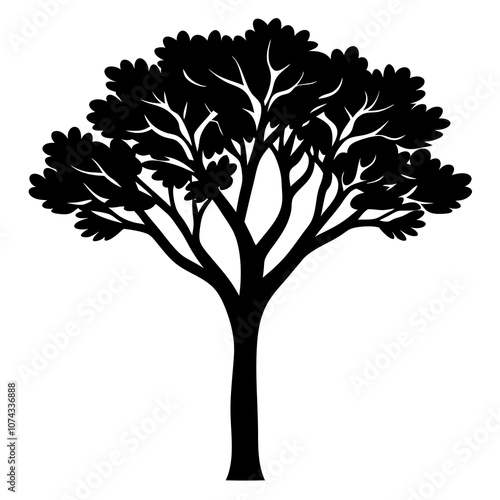 tree silhouette vector