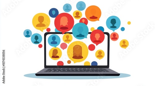 Digital Connections Through Online Communication Bubbles